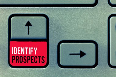 El yazısı metinleri Prospects tanımla. Konsept: Muhtemel müşteri için ideal donörler