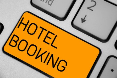 El yazısı metin otel rezervasyonu. Online rezervasyonları Başkanlık Süiti De Luxe misafirperverliği klavye anlam kavramı portakal anahtar niyet oluşturma yansıma belge bilgisayar.