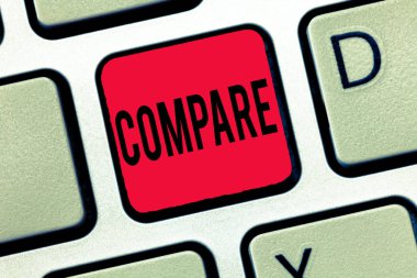 El yazısı metin yazma karşılaştırın. Tahmin ölçü birimi Not arasında benzerlikler farklılıkları anlam kavramı