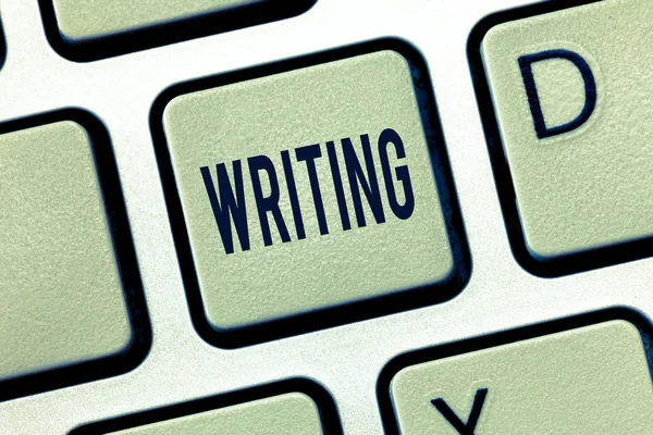 Handskrift text Writing. Koncept vilket innebär åtgärder av skriva något att göra viktiga anteckningar brev papper — Stockfoto