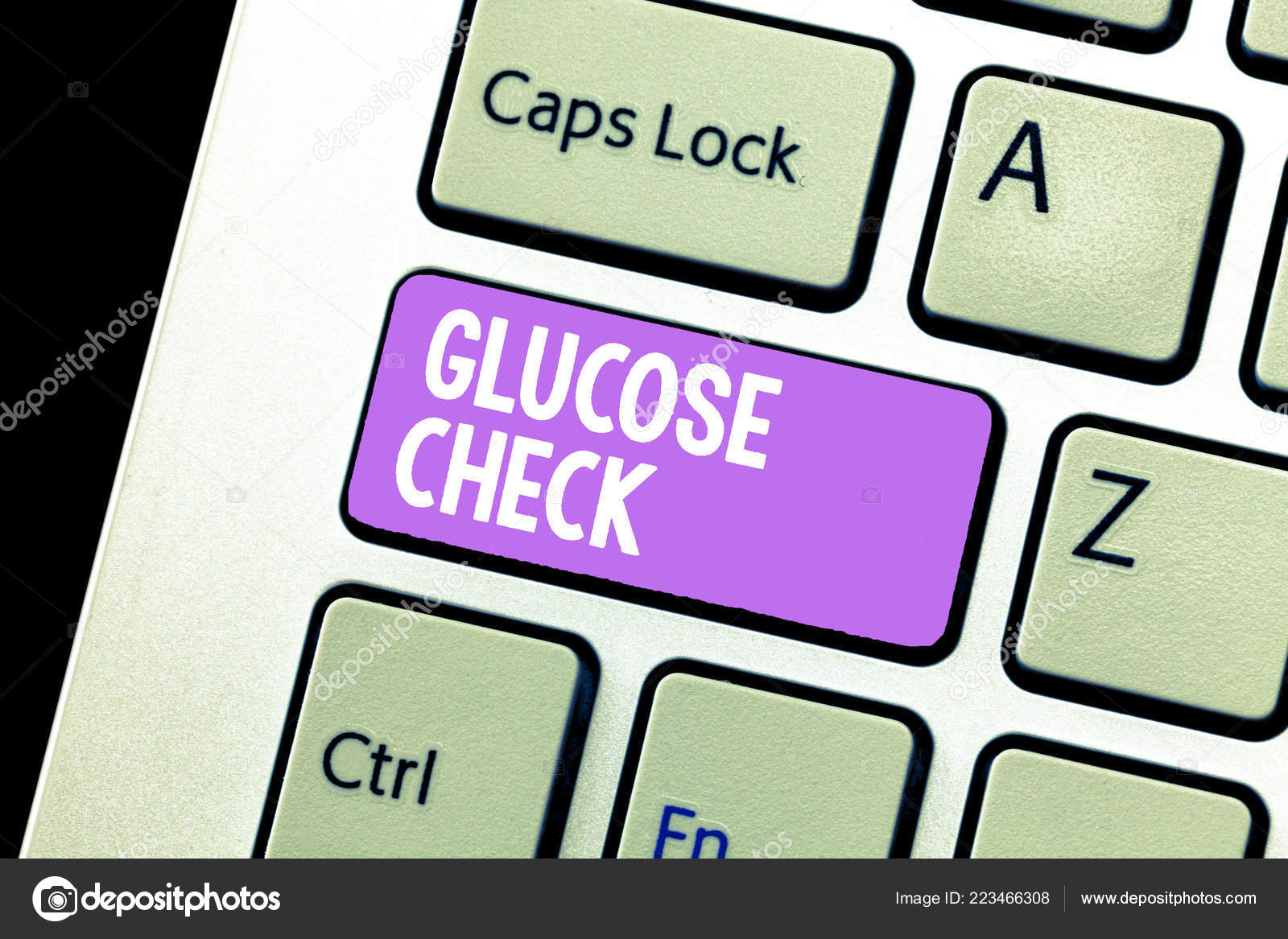 Conceptual Hand Writing Showing Glucose Check. Business Photo Text  Procedure that Measures the Amount of Sugar in a Ilustração Stock -  Ilustração de diabetes, equipamento: 148376438