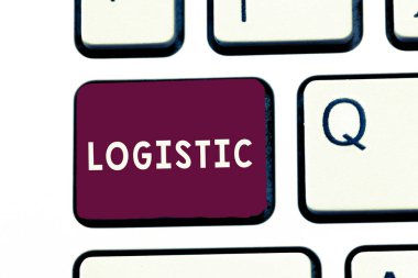 Lojistik yazma el yazısı metin. Karmaşık aktivite planlama yürütme kavramı anlam dikkatli organizasyonu