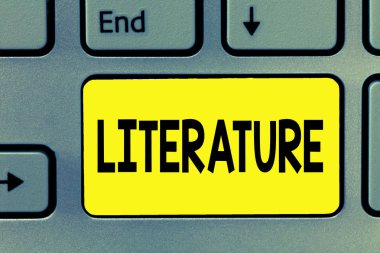 Word metin yazma edebiyat. İş kavramı yazılı işler için belli bir konuda yayınlanan yazıları kitap