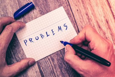 Kavramsal el sorunları gösterilen yazma. İstenmeyen veya zararlı ele ihtiyacı iş fotoğraf vitrine madde durumu kabul