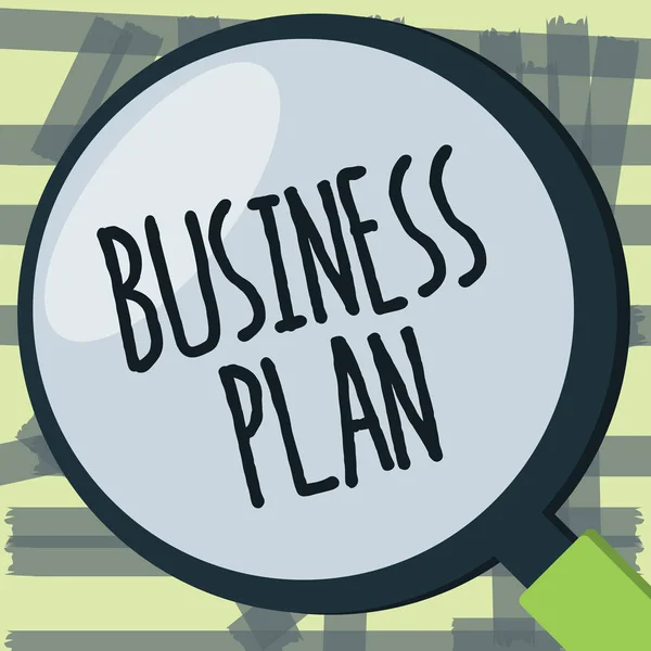 Megjegyzés mutatja, üzleti terv írás. Üzleti fénykép bemutatják strukturális stratégia céljainak és célkitűzéseinek pénzügyi előrejelzések — Stock Fotó