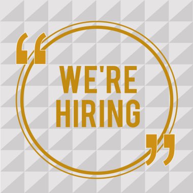 El yazısı metin yeniden işe vardır. İş vacancy insan gücü yoklama Recruiting mevcut konum anlam kavramı