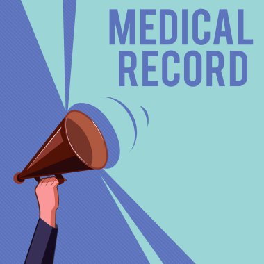 Tıbbi kayıt gösterilen metin işareti. Kavramsal bilgi gösteren bir s hakkında yazılı sipariş fotoğrafta sağlıktır