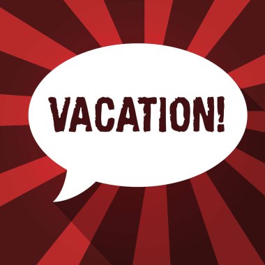 Word metin yazma tatil. Ev ya da iş seyahat rekreasyon uzak iş kavramı dönem için harcanan