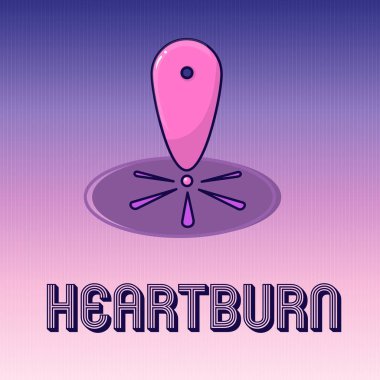 Mide ekşimesi yazma el yazısı metin. Asit cezir yanan ağrı göğüs yemek borusu tahriş anlam kavramı