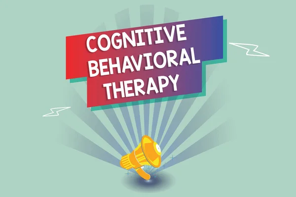 Text sign showing Cognitive Behavioral Therapy. Conceptual photo Psychological treatment for mental disorders.
