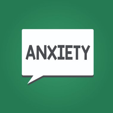 Kavramsal el anksiyete gösterilen yazma. İş fotoğraf metin aşırı tedirginlik ve kaygı panik sendromu saldırı