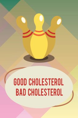 El yazısı metin iyi kolesterol kötü kolesterol. Yediğimiz gıdalardan yağ kan gelir anlam kavramı