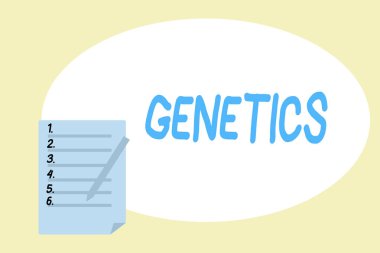 Genetik yazma el yazısı metin. Kalıtım ve devralınan özellikleri varyasyonu kavramı anlam çalışma