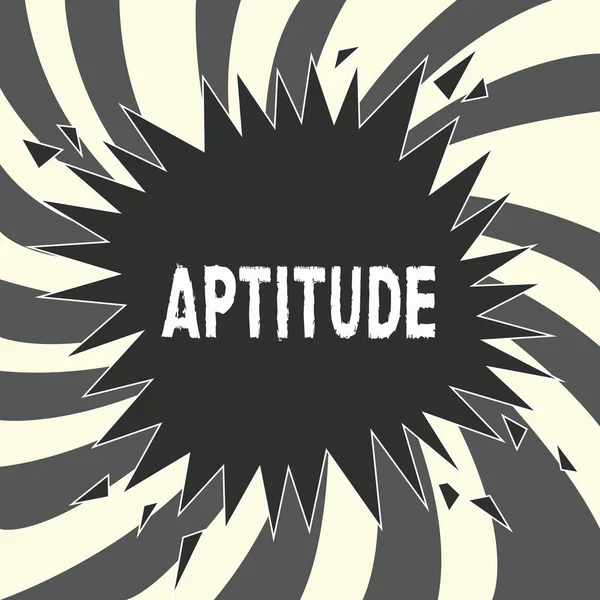 Kavramsal el Yetenek gösterilen yazma. Beceri yetenek perforanalysisce bir şey yapmak için doğal bir yeteneği eğilim vitrine iş fotoğraf