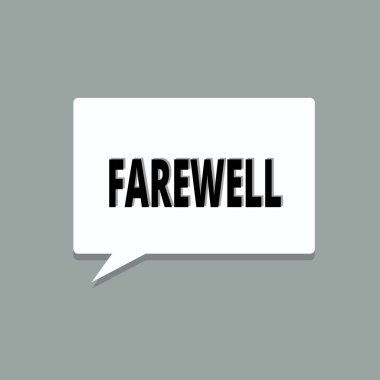 El yazısı metin veda. Ayrılık someones kalkış işaretleme iyi dileklerini ifade etmek için kullanılan kavram anlam