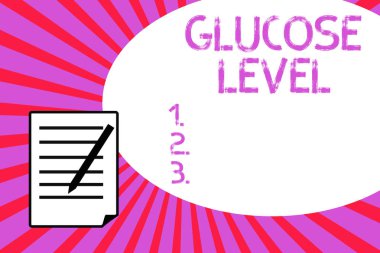 Glikoz düzeyi yazma el yazısı metin. Kan reaktif hiperglisemi glikoz miktarı anlam kavramı
