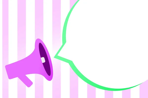 Flat design business illustration concept Digital marketing business holding megaphone for website and promotion banners. Cartoon human hand holding megaphone. social media concept. — Stock Photo, Image