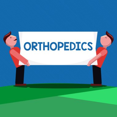 El yazısı metin Ortopedi. Kavram anlam tıbbi uzmanlık deformiteleri düzeltilmesi ile ilgili