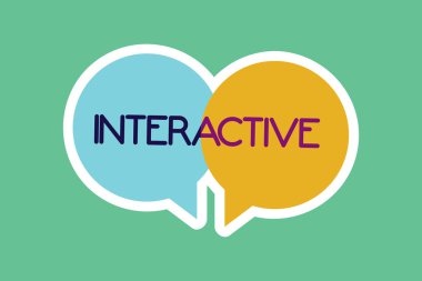 Kavramsal el Interactive gösterilen yazma. Katılımı iletişim bağlantı gösteren veya şeyler arasında vitrine iş fotoğraf