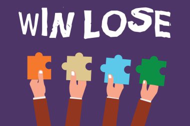 Word metin yazma Win Lose. Peki ya her şey yolunda giderse karşılaştırma olanakları veya yanlış iş kavramı
