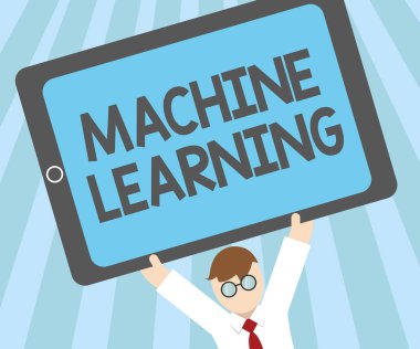 Kelime Yazma Makinesi Öğrenme. Bilgisayarlara veri ile öğretilme olanağı sağlayan iş konsepti