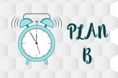 Plan B. kavramsal fotoğraf olanlar gösterilen metin işareti bir şey yapmak için plan veya strateji detaylı teklif yedekleme