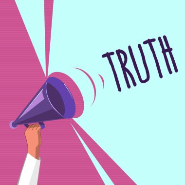 Gerçek gösterilen metin işareti. Kavramsal kalitesi fotoğraf ya da yalancı sana söyleyeyim gerçekleri gerçek tam tersi olan devlet