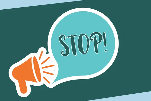 Текст слова Stop. Деловая концепция для подведения итогов Предотвратить действие к событию — стоковое фото