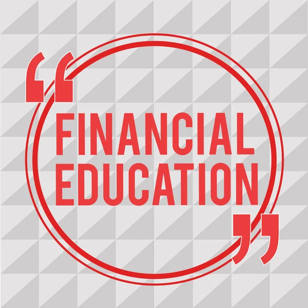 Notatka pisząca o edukacji finansowej. Prezentacja zdjęć biznesowych Zrozumienie obszarów walutowych, takich jak finanse i inwestowanie — Zdjęcie stockowe