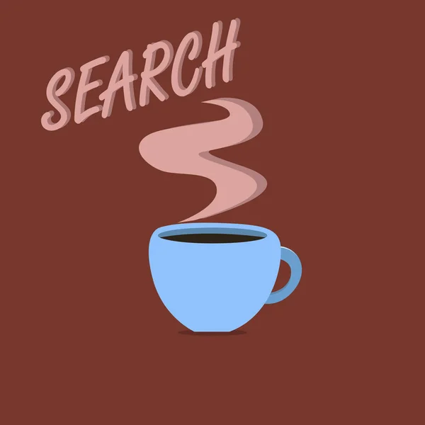 Schreiben Notiz zeigt Suche. Business-Foto präsentiert versuchen, etwas zu finden, indem Sie suchen oder anderweitig suchen sorgfältig — Stockfoto