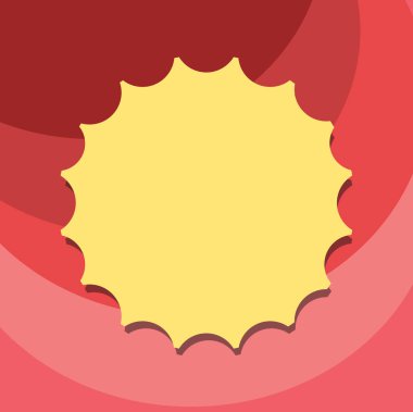 Tasarım iş kavramı boş kopya metin Web afiş promosyon malzemesi şablon boş mühür etiket amblemi Monogram pul sembol en iyi kalite için gölge ile alay etmek için