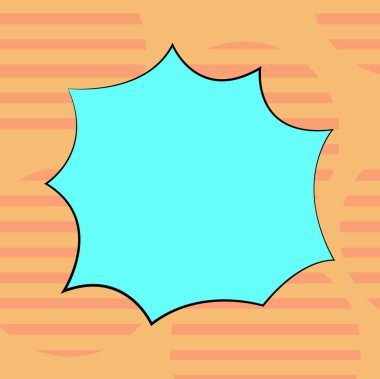 Tasarım iş kavramı işletme reklamı için Web sitesi promosyon afiş boş sosyal medya reklam boş renk patlama patlama çığlık konuşma balonu vektör promosyon reklamları için