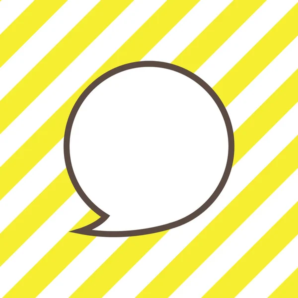 Negócio de design Texto de espaço vazio para promoção de sites de anúncios modelo de banner isolado Etiqueta de bolha de fala em branco com fronteira Caixa de diálogo de balão de texto vazio — Vetor de Stock