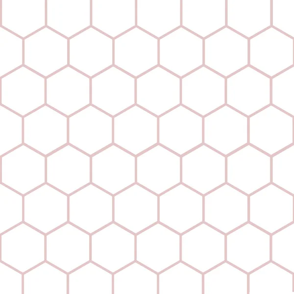 Design Business Leere Vorlage isolierte minimalistische grafische Layout-Vorlage für Werbung Umriss der geometrischen Form Sechseck in nahtlose Wiederholung Muster Vektor — Stockvektor