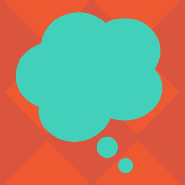 İş boş şablon düzeni için davet tebrik kartı promosyon posteri fiş boş renk çiçek düşündüm konuşma balonu vektör şekil sunu reklamlar için için