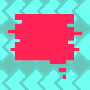 İş boş şablon düzeni için davet tebrik kartı promosyon posteri fiş bulmaca parça şekil vektör sunu reklamlar için boş renk konuşma balonu için