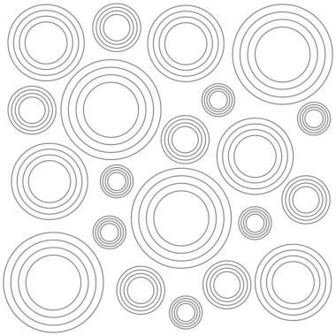 Davet tebrik kartı promosyon posteri fiş birden çok katman eşmerkezli daireler diyagramı tekrar desen sunu için düzen için şablon boş iş