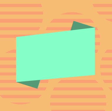 Tasarım iş boş şablon izole Minimalist grafik düzeni şablonu boş renk katlanmış afiş şerit düz stil vektör duyuru Poster için reklam için