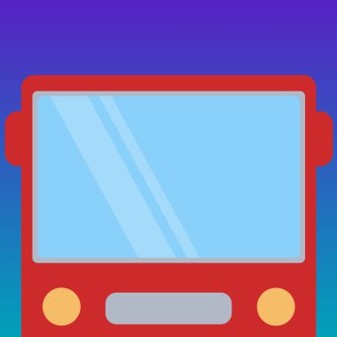 Tasarım iş kavramı boş kopya alanı modern soyut arka plan çizilmiş düz ön görünümü, otobüs boş renk pencere kalkan yansıtan ile