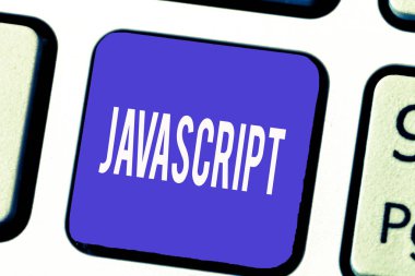 Word yazma metin Javascript. Etkileşimli efektler oluşturmak için kullanılan bilgisayar programlama dili için iş kavramı