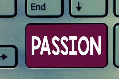 Tutku gösterilen Not yazma. Güçlü ve kontrol edilemeyen duygu güçlü duygu cinsel cazibe vitrine iş fotoğraf