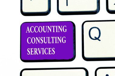 Metin muhasebe danışmanlık hizmetleri yazma kelime. Hazırlık ofperiodic mali tablolar için iş kavramı