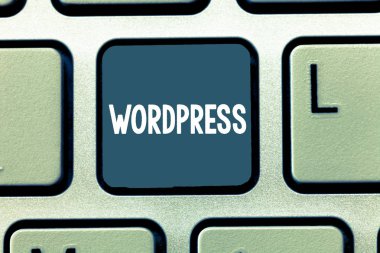 Kavramsal el WordPress gösterilen yazma. Özgür kaynak olabilir yazılım yayımlama vitrine iş fotoğraf web sunucusu klavye bilgisayar ileti tuş takımı fikir oluşturmak için niyet yüklü.