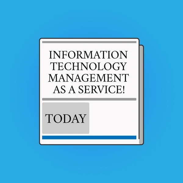 Σύνταξη σημείωσης δείχνει πληροφορίες τεχνολογία διαχείρισης ως υπηρεσίας. Επαγγελματίες φωτογραφία προβάλλοντας το υποστηρίζουν βοήθεια λευκό διοικητικού Memoramdum διάταξη ενημέρωση σύσκεψης φόρουμ ειδοποίηση. — Φωτογραφία Αρχείου