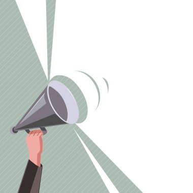 Düz tasarım iş vektör illüstrasyon kavramı. İş reklam Web sitesi ve promosyon afiş için. boş sosyal medya için kendi metin alanı metni kopyalayın. Şablon sanat servis teşvik ESP izole