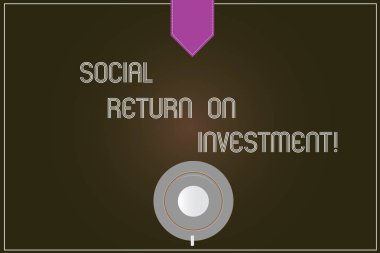 Word metin sosyal yatırım getirisi yazma. İş kavramı bağış kahve Kupası fincan tabağı üst görünüm fotoğraf Snap boş renk planlayıcısı yansıması kazanç kısmı yatırım için.