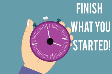 Kavramsal el başladığını bitirmek gösterilen yazma. İş fotoğraf metin kadar durmak yok gol sebat Hu analiziniz el Holding Stop Watch Zamanlayıcı Start Stop butonu ile gerçekleştirmek.