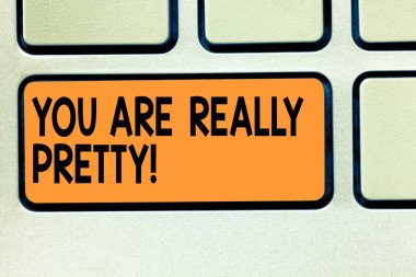 Sen Are gerçekten çok güzel gösterilen yazma kavramsal el. İş fotoğraf vitrine flört güzellik takdir roanalysistic duygular klavye niyeti bilgisayar ileti fikir oluşturmak için anahtar.