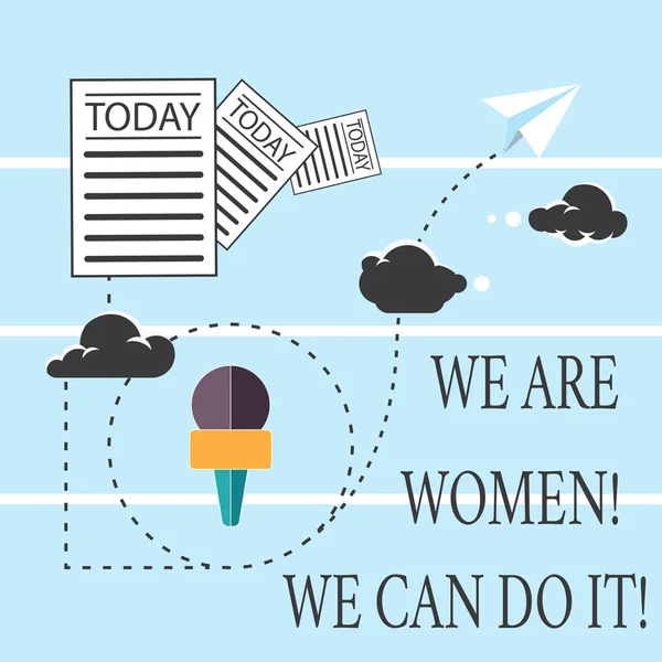 Szöveg jel mutatja mi vannak nők mi tud csinál ez fogalmi fotó női hatalom attól nőies erősítése vezető woanalysis információk és dokumentumok halad keresztül Cloud Hosting gyors szállítási adatok. — Stock Fotó