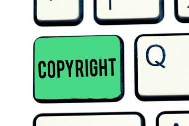Copyright yazma el yazısı metin. Şu iletiyi gönderen klavye tuşuna basarak tuş takımı fikir bilgisayar iletisi oluşturmak için niyet verilen kavram anlamı özel ve devredilemez yasal.